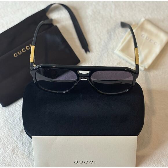 Brand New Gucci Sunglasses - GG1188S 002 Size 58-17-140 M - Picture 2 of 6